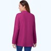 Woman Within Women's Plus Size Perfect Mockneck Tunic - 3 of 4
