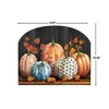 Briarwood Lane Fall Art Sign 8.25x10.25 Elegant Pumpkins For Fall Art Sign - 2 of 4