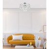 Elegant Lighting Mila 20 inch flush mount in chrome - 2 of 4