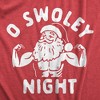 Mens O Swoley Night T Shirt Funny Xmas Buff Ripped Santa Claus Joke Tee For Guys - Crazy Dog Men's T Shirt - 2 of 4