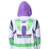 Disney Mens' Toy Story Buzz Lightyear Costume Pajama Union Suit White - 4 of 4