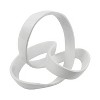 JONATHAN Y Chamberlain 7" Aluminum Abstract Knot Decorative Sculpture - 2 of 3