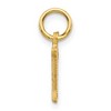 Black Bow Jewelry 14k Yellow Gold, Isabelle Collection, Mini Letter M Initial Charm - 2 of 4
