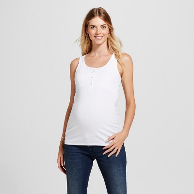 Maternity Tank Top - Isabel Maternity By Ingrid & Isabel™ White Xxl : Target