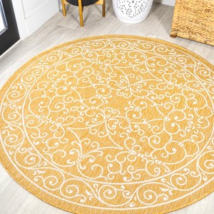 JONATHAN Y Charleston Vintage Filigree Textured Weave Indoor/Outdoor Area Rug - 1 of 4