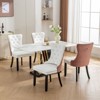 NicBex High-End Contrast Color Tufted Dining Chairs Set of 2 with Nailhead Trim,Solid Wood Upholstered Kitchen Chairs,Living Room Chairs - 4 of 4