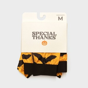 Men's Special Thanks Halloween Bats Boxer Briefs - Orange - 1 of 4