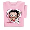 Collections Etc Betty Boop Kiss Short Sleeve Crew Neck T-Shirt - 3 of 4