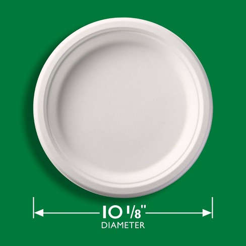 Hefty EcoSave Molded Fiber Paper 10 1/8" Plates - 16ct - image 1 of 4