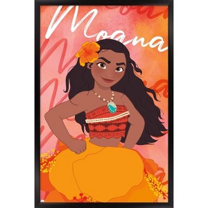 Trends International Disney Princess: Flower Senses - Moana Framed Wall Poster Prints - 1 of 4