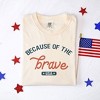 Simply Sage Market Women's Brave USA Short Sleeve Garment Dyed Tee - 3 of 3