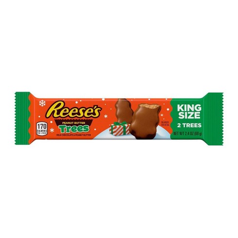 Reese's Holiday Peanut Butter Tree King Size - 2.4oz: Target