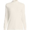Lands' End Women's Relaxed Cotton Long Sleeve Mock Turtleneck - 3 of 3