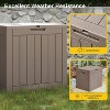 East Oak 31gal Waterproof Deck Box - Brown - 2 of 4