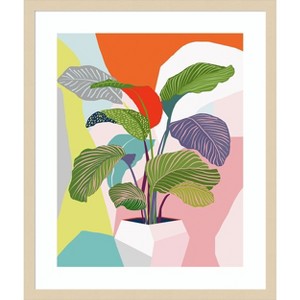 Amanti Art Exotic Plant by Ioana Horvat Wood Framed Wall Art Print - 1 of 4