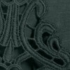 Lands' End Women's Elbow Sleeve Slub Lace Trim T-Shirt - 4 of 4