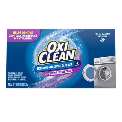 OxiClean Washing Machine Cleaner with Odor Blasters - 4ct