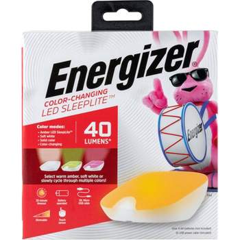 Energizer 60lm Battery Operated Tabletop Light Capacitive Touch Color Changing USB