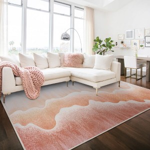 Abynow Geometric Modern Loomed Machine Washable Area Rug - 1 of 4