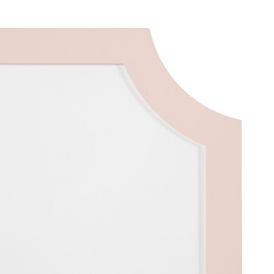 Holbrook Pink Wooden Framed Magnetic Dry-Erase Board with Marker