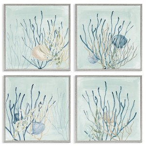 Stupell Industries Swimming Underwater Sea Life Coral, 12" x 12" - 1 of 4