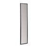 Brewster Trina Black Rectangular Mirror: Sleek Full-Length, Modern Style, Metal Frame, Wall Mounted, 48x12 inches - 4 of 4