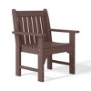 WestinTrends Outdoor Patio HDPE Adirondack Dining Arm Chair - 4 of 4