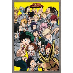 Trends International My Hero Academia - Selfie Framed Wall Poster Prints - 1 of 4