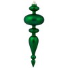 Northlight Shatterproof Commercial Size Finial Christmas Ornaments - 14" - Green - Set of 4 - 3 of 4