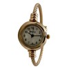 Olivia Pratt 3-Pack Fashion Analog Bangle Cuff Wrist Bracelet Wire Bangle Women Watch - 4 of 4
