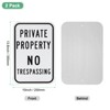 Unique Bargains Waterproof Reflective Garden Private Property - No Trespassing Sign 2 Pcs - 2 of 4