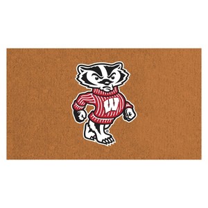 Coir Mat, 16"x28", University of Wisconsin-Madison - 1 of 4