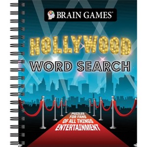 Brain Games - Hollywood Word Search - by  Publications International Ltd & Brain Games (Spiral Bound) - 1 of 1