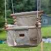 Sweet Swinging - Premium Outdoor Baby/Toddler Swing W/Pillow - Wheat - 2 of 4