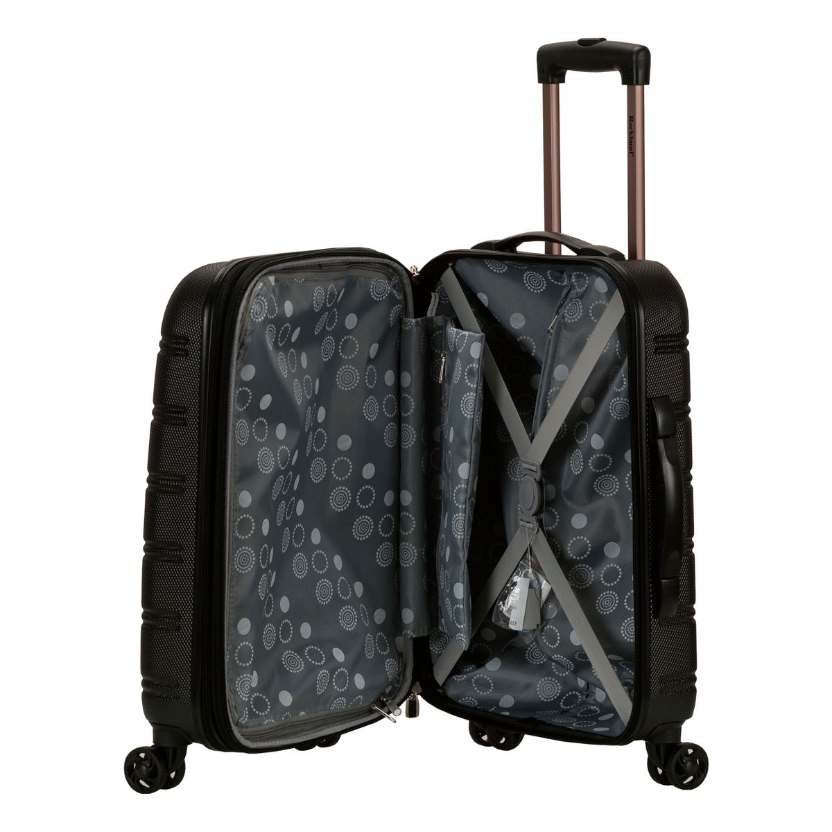 Rockland Melbourne Expandable Hardside Carry On Spinner Suitcase - thumbnail 6