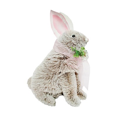 C&F Home Bunny Bottlebrush Easter Figurine