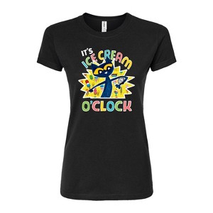 Women's - Pete the Cat - Icecream Oclock Fitted Graphic T-Shirt - 1 of 3