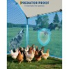 Metal Chicken Coop, Waterproof and UV-Resistant Dome-Shaped Heavy-Duty Poultry Cage, Suitable for Outdoor, Backyard, and Farm Use - 3 of 4