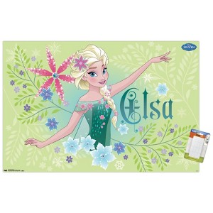 Trends International Disney Pixar Frozen Fever - Elsa Unframed Wall Poster Prints - 1 of 4