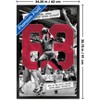 Trends International Michael Jordan - NBA Playoffs Single Game Scoring Record Framed Wall Poster Prints - 3 of 4