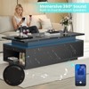 Gymojoy 47.2" Coffee Tables for Living Room with Wireless Charging & Bluetooth Speaker Table - 4 of 4
