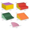 Runesay Colorful 6-Pieces Foam Climbing Blocks for Toddlers 1-3 Years, Soft Play Set for Climb and Crawl - 2 of 4