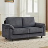 Beautyolove 63.5" Corduroy Upholstered Loveseat - 3 of 4
