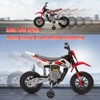 12V Electric Dirt Bike, Kids Electric Motorcycle with 25W*2 Motor, Twist Grip Throttle, Training Wheels, Spring Suspension - 2 of 4