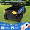 24V 4WD 6-Wheel Kids Electric Dump Truck, 2-Seater, 4×200W Motors, Remote Control, LED Lights, Music, Dump Bed - 4 of 4