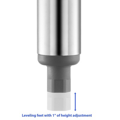 GRIDMANN 63-Inch Stainless Steel Work Table with Undershelf