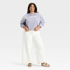 Women's Beach Bum Graphic Sweatshirt - Blue - 3 of 3