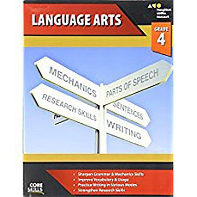 Core Skills Language Arts Workbook Grade 4 - (Core Skills Lang Arts) by  Houghton Mifflin Harcourt (Paperback)