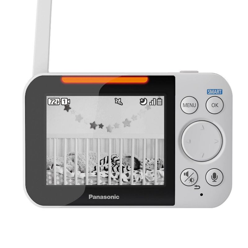 Panasonic Extra Long Range Video Baby Monitor 3.5&#34; - KX-HN4001W, 4 of 9