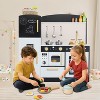 Wooden Play Kitchen Set for Kids with Ice Maker, Sink, Microwave, Dishwasher & Accessories – Educational Role Play Toy for Toddlers Ages 3+ - 2 of 4